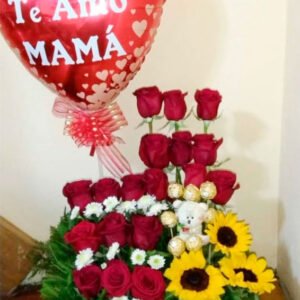 Arreglo de Día de la Madre con chocolates