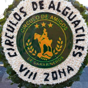 Corona de condolencias personalizable