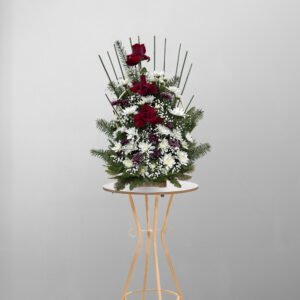 Canasto rojo y morado